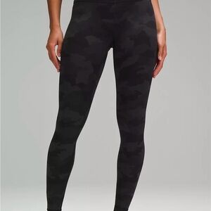 Lululemon Women's Black Camouflage Leggings